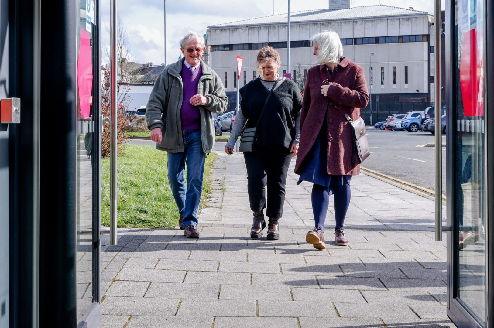 Entering the Visitor Centre at Enniskillen Castle