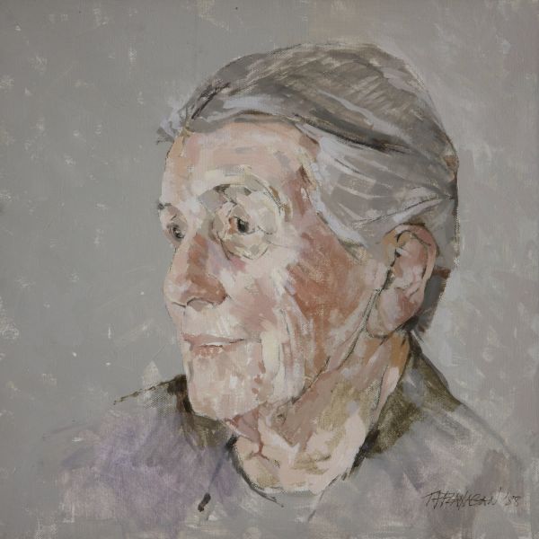 Portrait of Kathleen Bridle by T.P. Flanagan